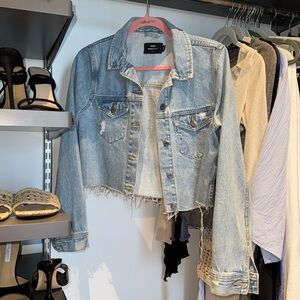 Dr. Denim Cropped Denim Jacket